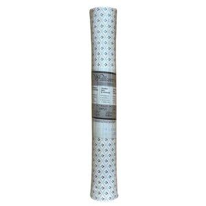 VTG NWT Wallcovering Wallpaper Roll Small Floral/Geometric 12.8m x 52cm White